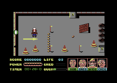 Skate Crazy screenshot 4 for Commodore 64